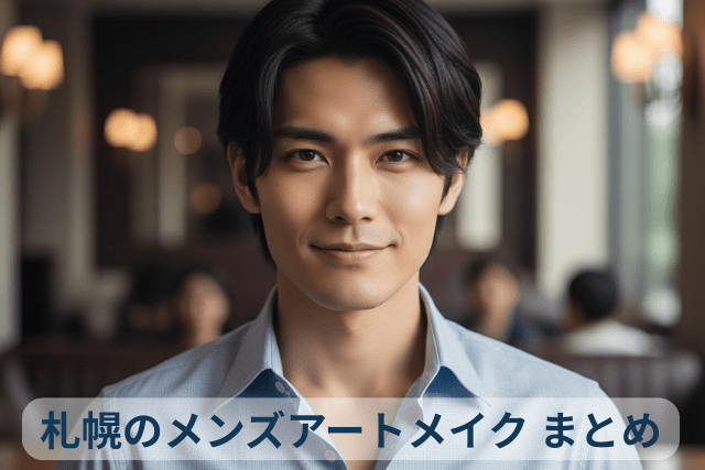札幌のメンズアートメイク、まとめ